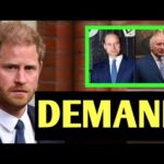 Prince Harry DEMANDS Apology From William And Royal Family or He Would Never Return.