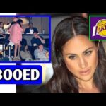 BOOED AND JEERED! Crying Meghan Leave The LA Lakers Game 2024 As Attendees BELITTLE Her During Event