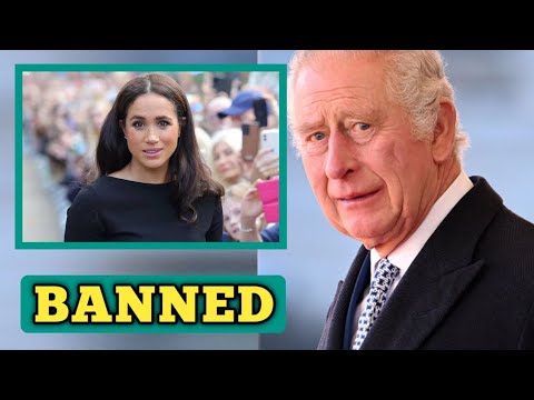 BANNED!🛑Meghan furious as Charles banned her from doing live interviews after she slandered the RF