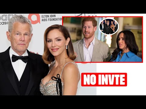 David Foster & Katharine McPhee Reveal Harry & Meghan BANNED From Elton John's Oscars Party 2024