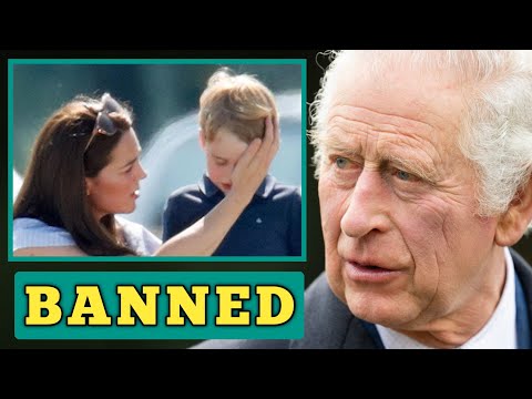 BANNED! Kate angry as King Charles bans George from Buckingham after massive disrespect