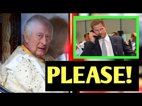 Prince Harry on HIS KNEES As He BEGS Charles To Forgive and Take Him Back in UK Trip EXPOSED.