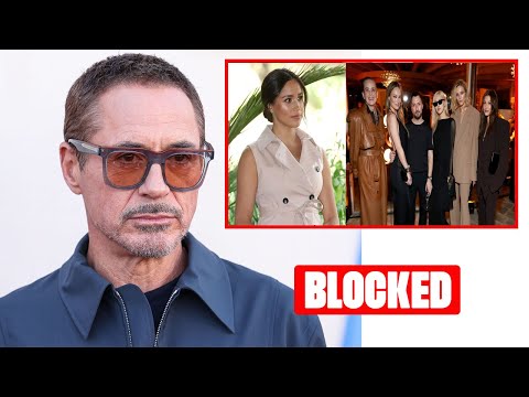 NO ENTRY! Robert Downey Jr. BLOCKS Meghan From Saint Laurent Pre-Oscars Party 2024 In Favor Of Wales