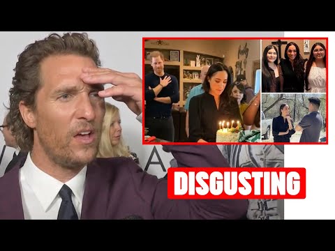 Matthew McConaughey Shades Meghan For Showing Up Uninvited To Texas Birthday Party With Film Crew