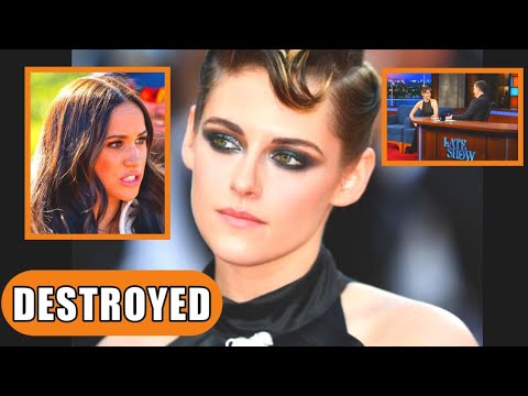 Kristen Stewart Absolutely DESTROYED Meghan On Her Return To Late Night Show With Stephen Colbert