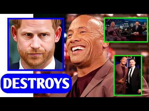 Dwayne Johnson DESYROYS Harry Again On LateNightShow W Jimmy Kimmel: Sussex Become Toxic 4 A-listers