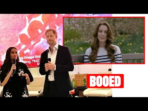 Harry & Meghan LOUDLY BOOED And HACKLED At The Kinsey Collection Stage Before Kate's Cancer News