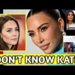 I DON'T KNOW KATE! Kim Kardashian Deny Ever Knowing Kate Middleton When Asked By Paparazzi About Her