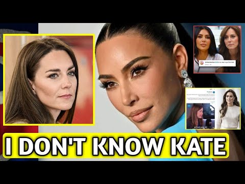 I DON'T KNOW KATE! Kim Kardashian Deny Ever Knowing Kate Middleton When Asked By Paparazzi About Her