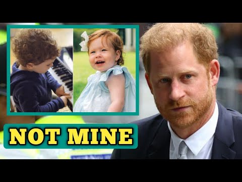 NOT MINE!🛑 Harry furious as Archie and Lilibet's real father shows up and takes them away