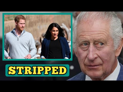 STRIPPED!🛑 Charles stripped Meghan & Harry off their titles for breaking countless RF protocols