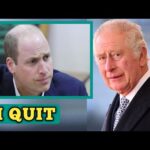 I QUIT!🛑William decides to step down as refused to listen to him and told Harry & Meghan to return