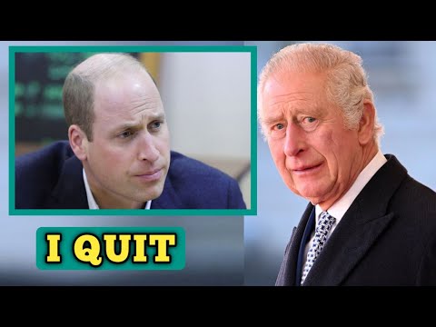 I QUIT!🛑William decides to step down as refused to listen to him and told Harry & Meghan to return