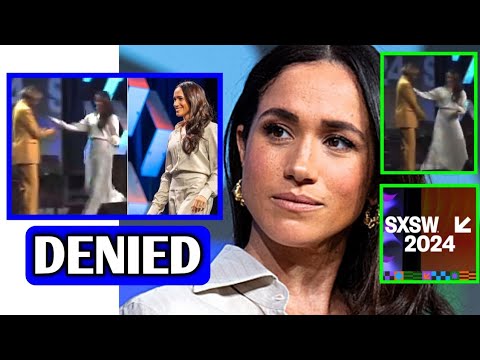 Meghan Suffers AWKWARD SNUB at SXSW Festival As She's DENIED A Hug On-Stage