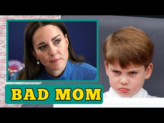 Kate Middleton in Tears As Her Son Prince Louis Calls Her a Bad Mom