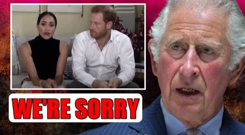 WE'RE SORRY! REGRETFUL Prince Harry And Meghan Markle On Their Knees In Buckingham Palace Beg King Charles For FORGIVENESS