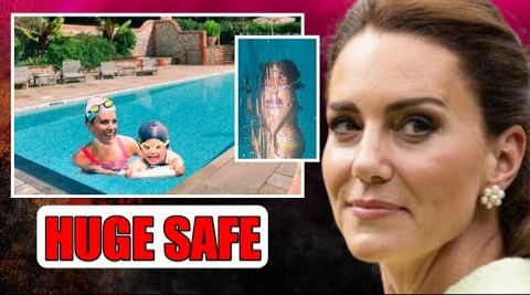 HUGE SAVE! Princess Charlotte COLLAPSES In Swimming Pool But Alert Kate Middleton Saves Daughter From DROWNING