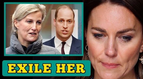 EXILE HER! SOPHIE AND WILLIAM STRONGLY ADVOCATE FOR THE DISMISSAL OF KATE MIDDLETON FROM ROYAL DUTIES