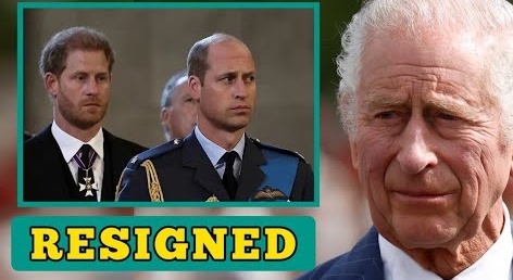 RESIGNED! KING CHARLES THREATENS TO RESIGN IF PRINCE WILLIAM AND PRINCE HARRY DON'T RECONCILE