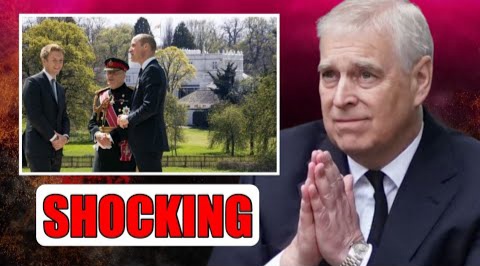 OMG! Prince Andrew In TEARS As King Charles Gives Royal Lodge To Prince George's Billionaire Godfather As Gift