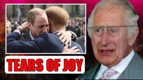 BREAKING! King Charles In TEARS OF JOY As Two Sons Prince William And Prince Harry RECONCILE At Friend's Funeral