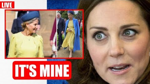 THIEF! Princess Kate Middleton SCREAMS At Duchess Sophie For STEALING Vibrant Yellow Dress To A Garden Party