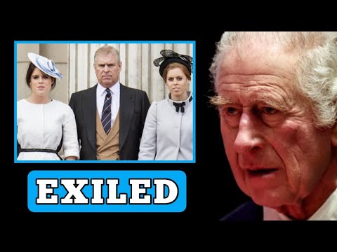 EXILED! Prince Andrew Has Been EXILED From Royal Lodge Along With Princess Beatrice And Princess Eugenie