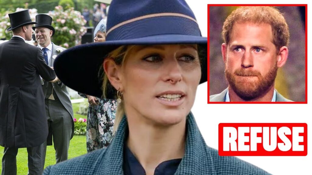 Bold Refusal! Zara Tindall Shuts Down Harry’s Hopes of Peace with Prince William